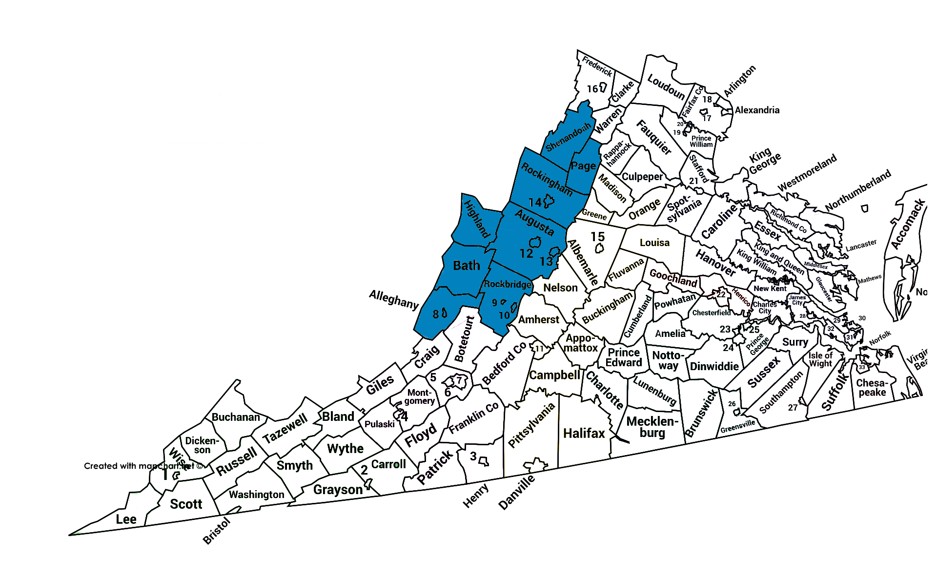 Mapa ng Lugar ni Kristina Fischbach